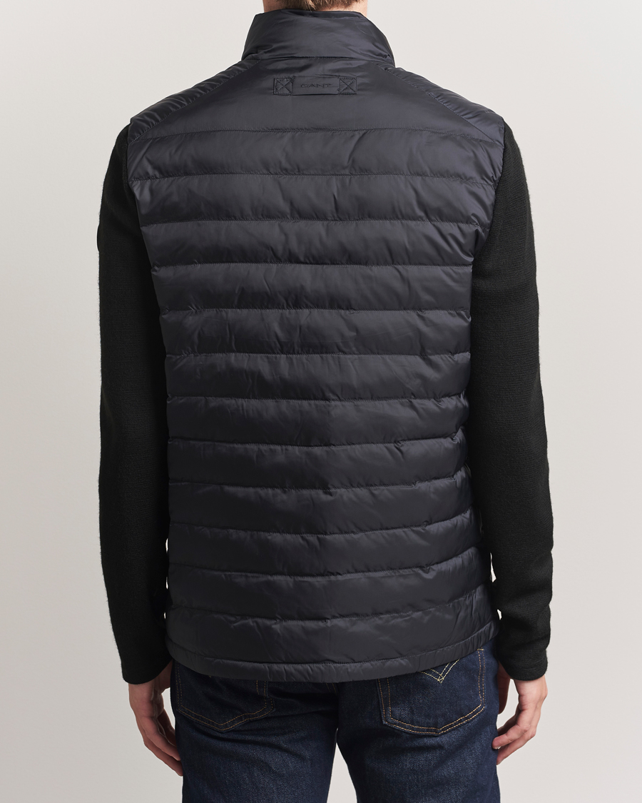 Hombres | Abrigos y chaquetas | Gant | Mixed Media Hybrid Jacket Black
