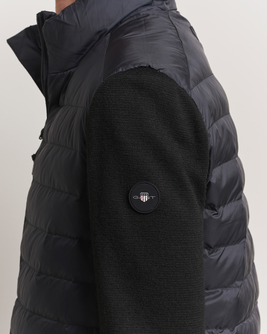 Hombres | Abrigos y chaquetas | Gant | Mixed Media Hybrid Jacket Black
