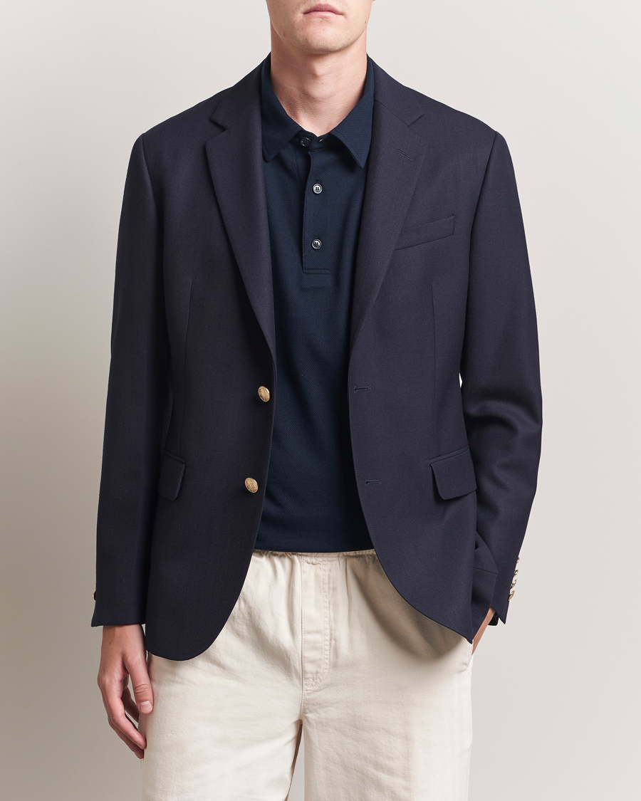 Hombres | Blazers | Gant | Wool Club Blazer Evening Blue
