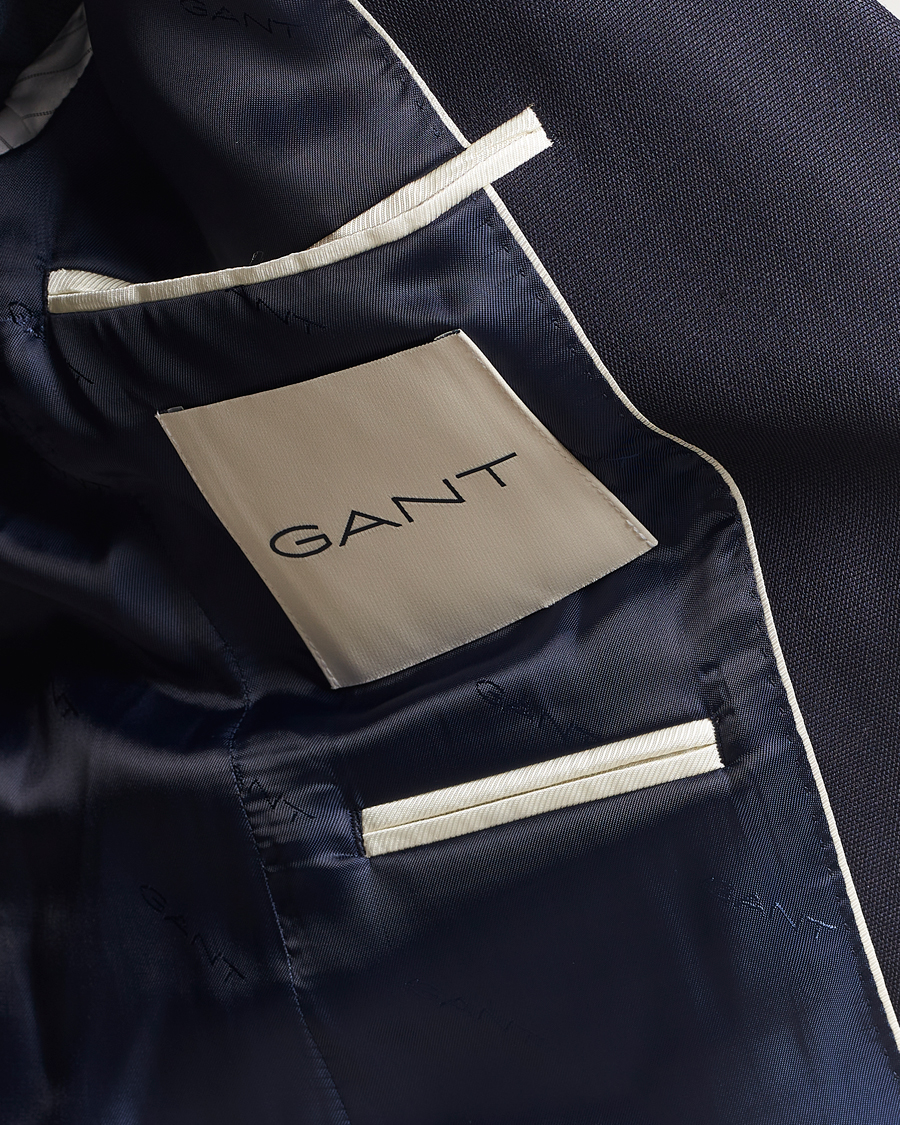 Hombres | Blazers | Gant | Wool Club Blazer Evening Blue