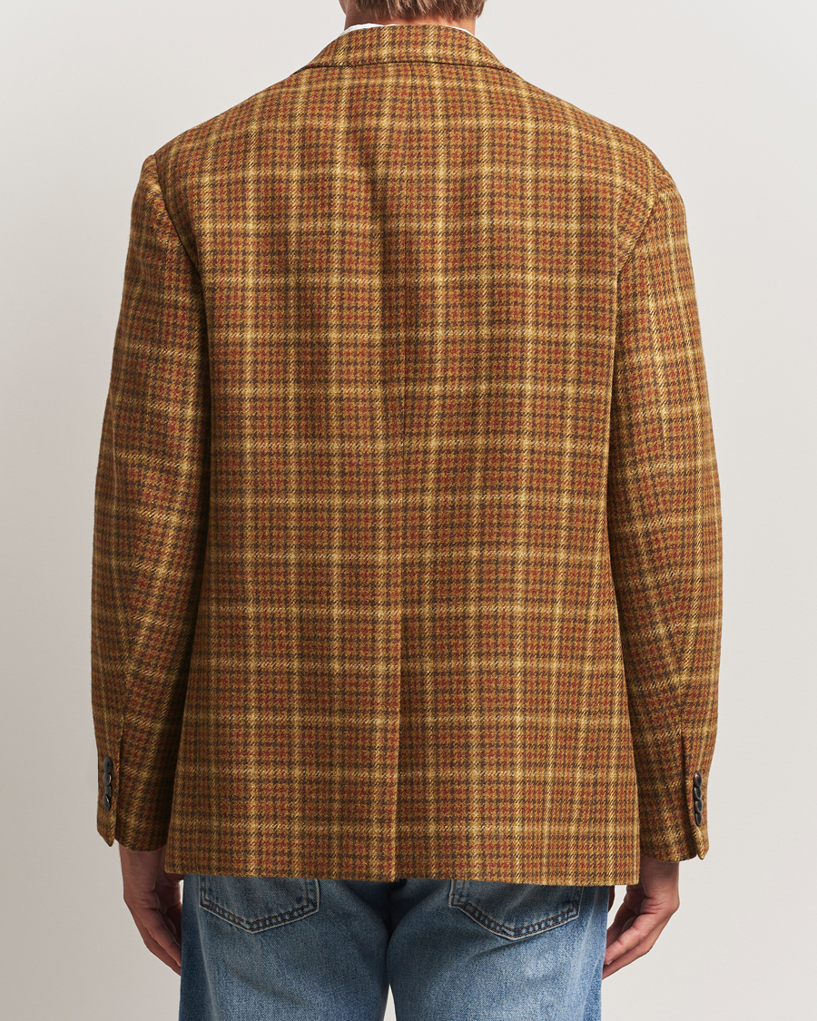 Hombres | Blazers | Gant | Checked Tweed Blazer Peanut Butter