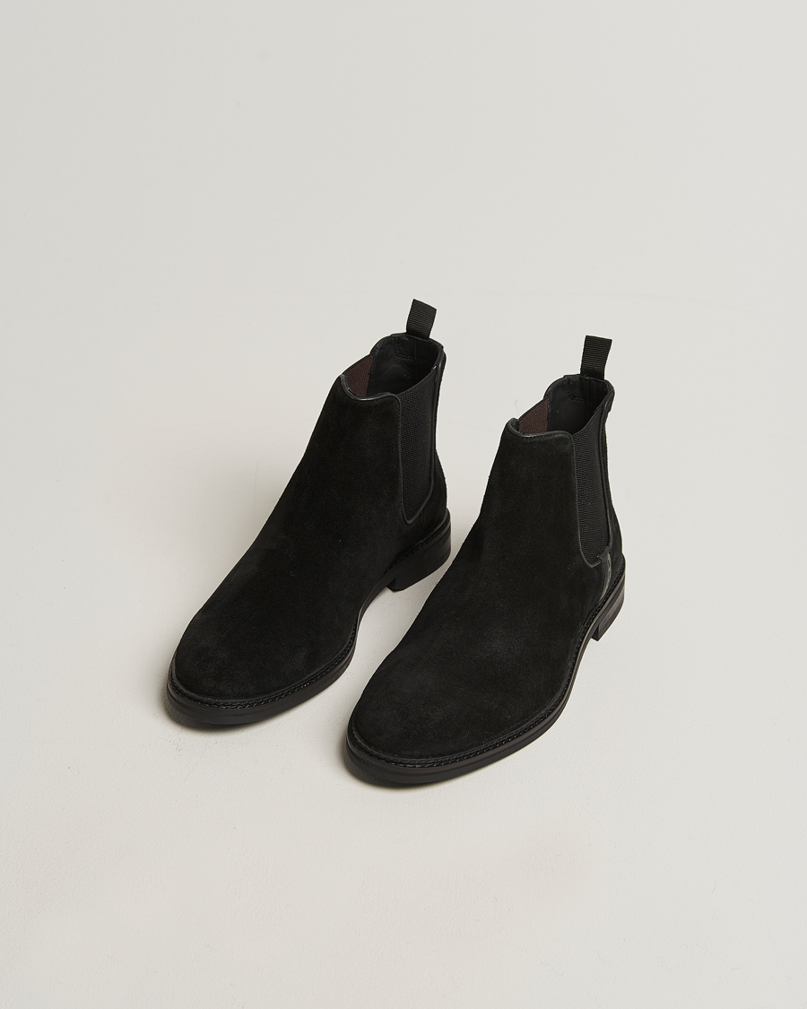 Hombres | Botas | Gant | Bidford Suede Chelsea Boot Black