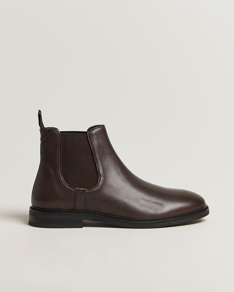 Hombres | Botas | Gant | Bidford Leather Chelsea Boot Brown