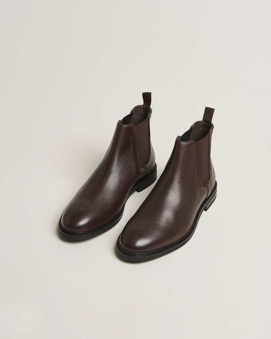 Hombres | Botas | Gant | Bidford Leather Chelsea Boot Brown