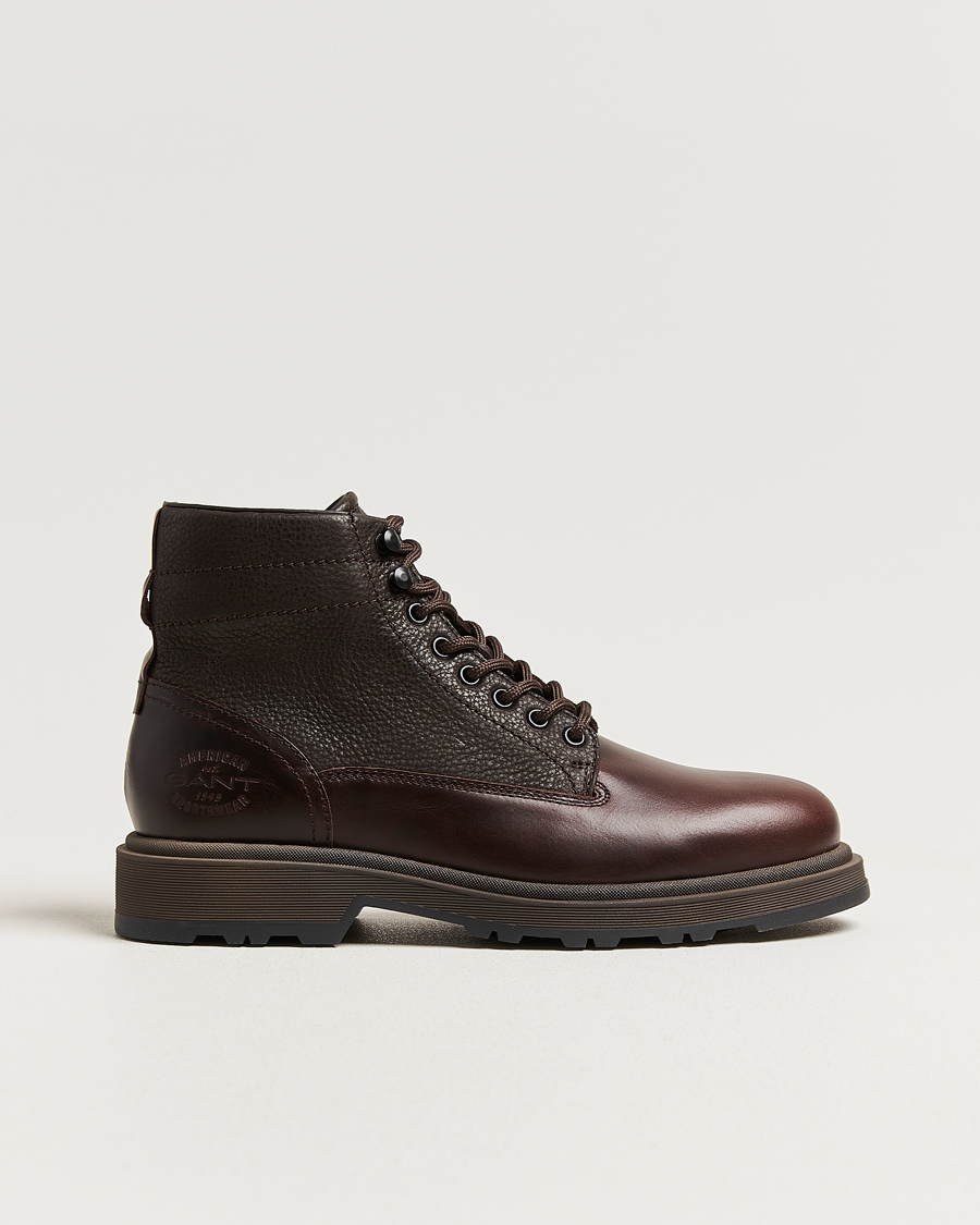 Hombres | Botas | Gant | Blisdor Leather Boot Dark Brown