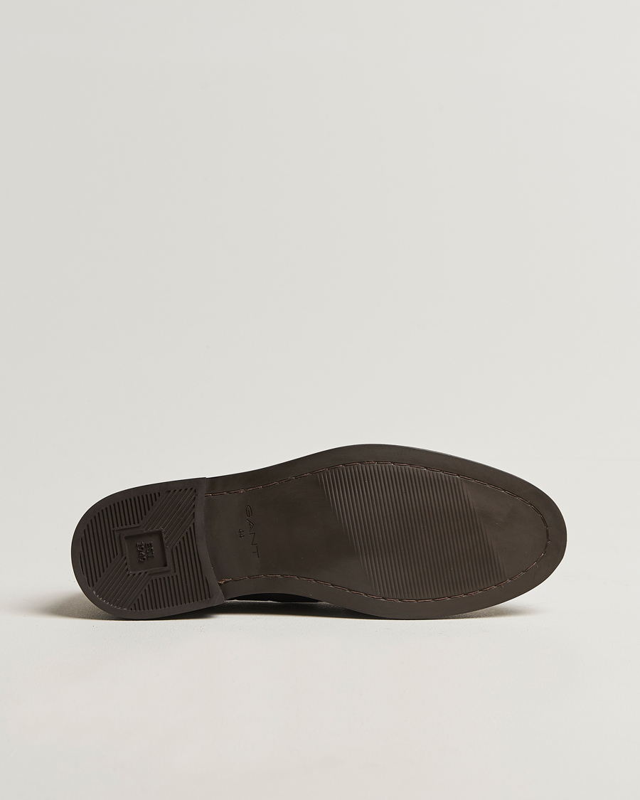Hombres | GANT Lozham Suede Tassle Loafer Dark Brown | GANT | Lozham Suede Tassle Loafer Dark Brown