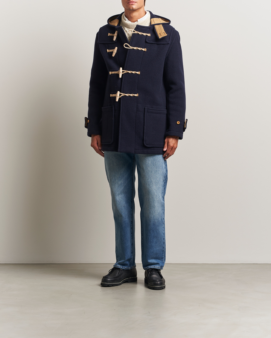 Hombres | Abrigos y chaquetas | Gloverall | Mid Length Monty Union Jack Duffle Coat Navy