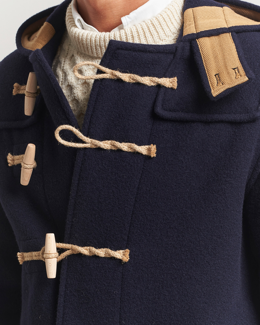 Hombres | Abrigos y chaquetas | Gloverall | Mid Length Monty Union Jack Duffle Coat Navy