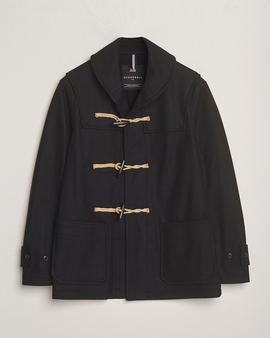 Hombres | Abrigos y chaquetas | Gloverall | Shawl Collar Duffle Jacket Black