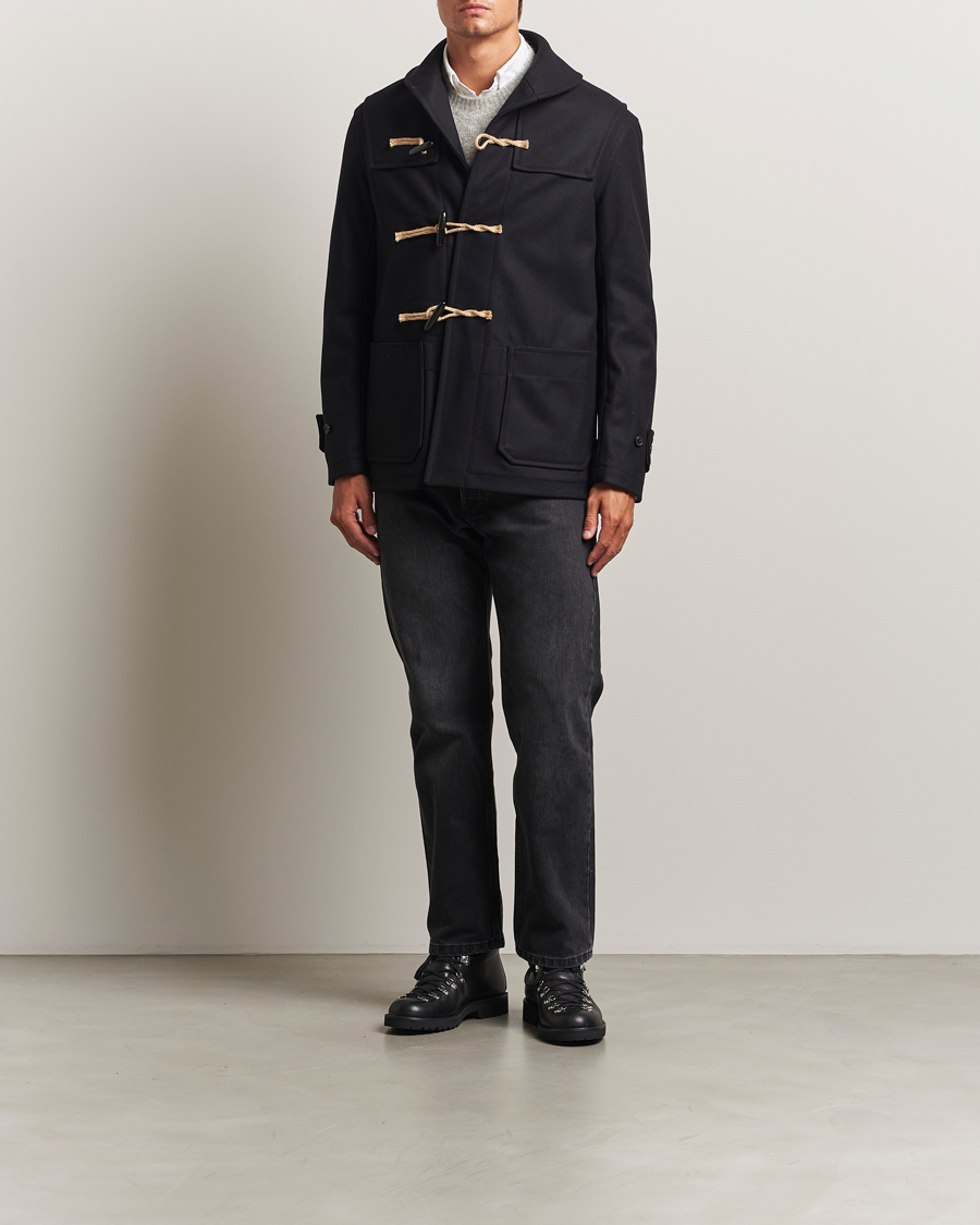 Hombres | Abrigos y chaquetas | Gloverall | Shawl Collar Duffle Jacket Black