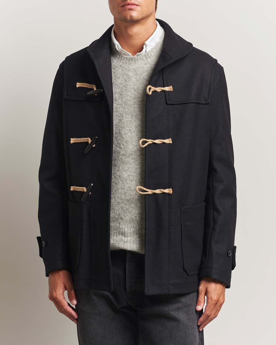 Hombres | Abrigos y chaquetas | Gloverall | Shawl Collar Duffle Jacket Black
