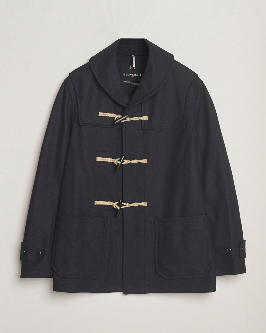 Hombres | Abrigos y chaquetas | Gloverall | Shawl Collar Duffle Jacket Navy