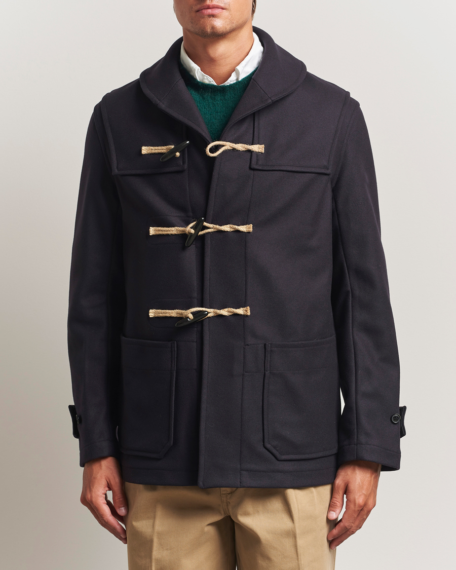 Hombres | Abrigos y chaquetas | Gloverall | Shawl Collar Duffle Jacket Navy