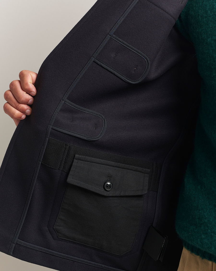 Hombres | Abrigos y chaquetas | Gloverall | Shawl Collar Duffle Jacket Navy