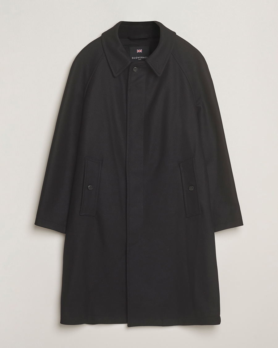 Hombres | Abrigos y chaquetas | Gloverall | Wool Mac Coat Black