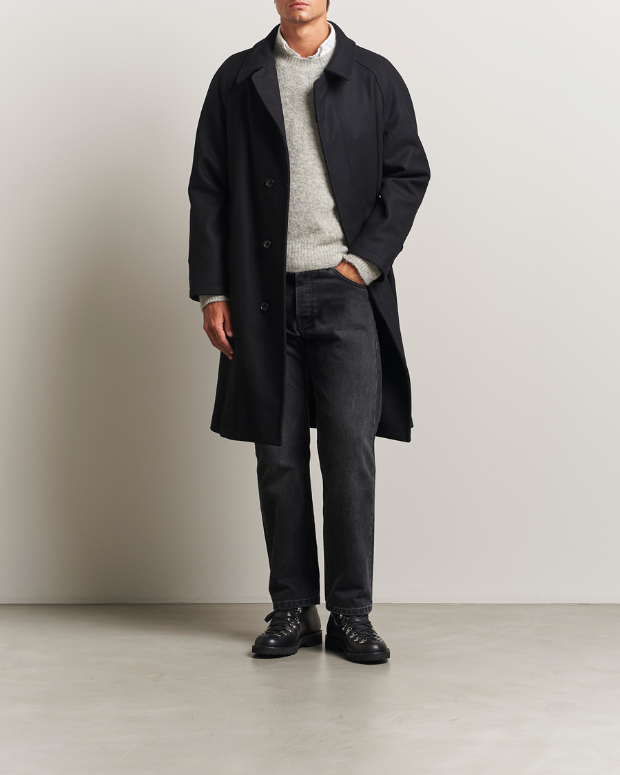 Hombres | Abrigos y chaquetas | Gloverall | Wool Mac Coat Black