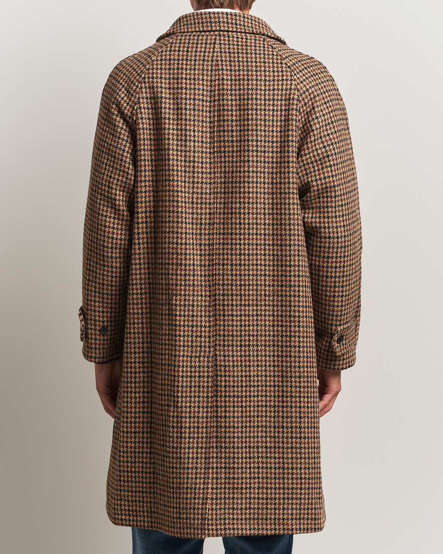 Hombres | Abrigos y chaquetas | Gloverall | Harris Tweed Mac Coat Brown