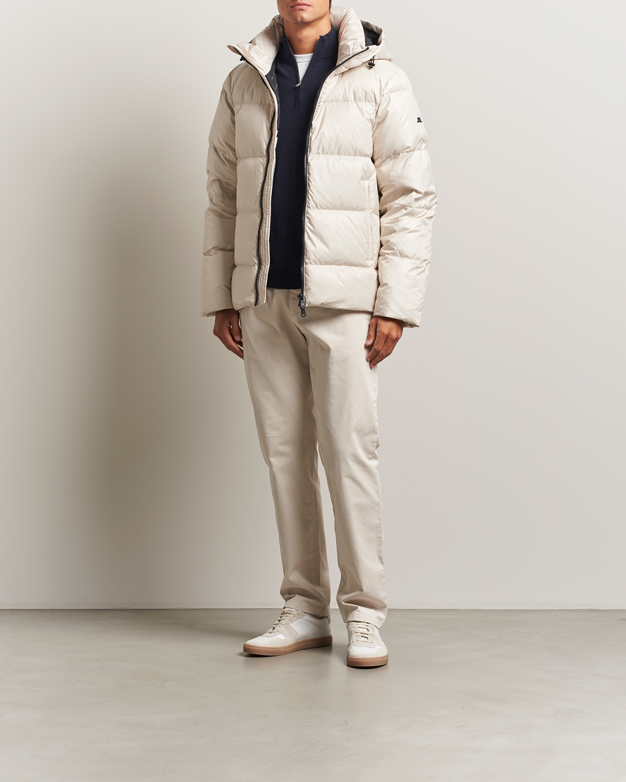 Hombres | Abrigos y chaquetas | J.Lindeberg | Daryl Down Hooded Jacket Moonbeam