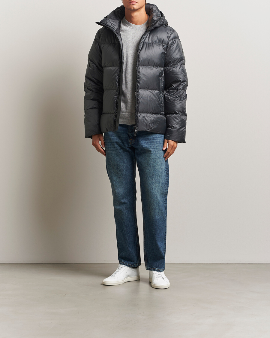 Hombres | Abrigos y chaquetas | J.Lindeberg | Daryl Down Hooded Jacket Asphalt
