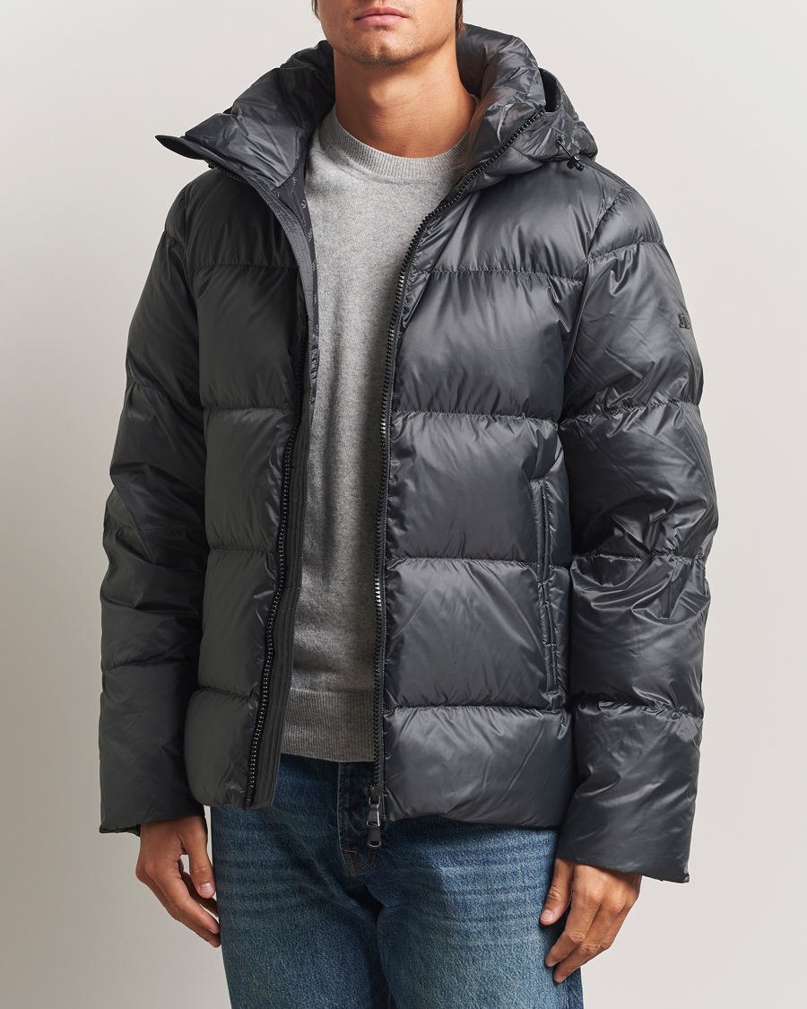 Hombres | Abrigos y chaquetas | J.Lindeberg | Daryl Down Hooded Jacket Asphalt