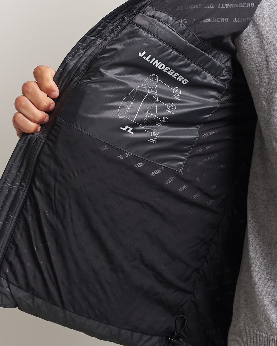 Hombres | Abrigos y chaquetas | J.Lindeberg | Daryl Down Hooded Jacket Asphalt