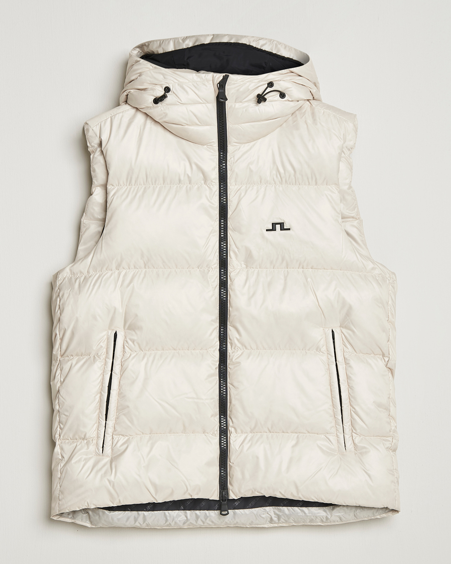 Hombres | Abrigos y chaquetas | J.Lindeberg | Daryl Down Hooded Vest Moonbeam