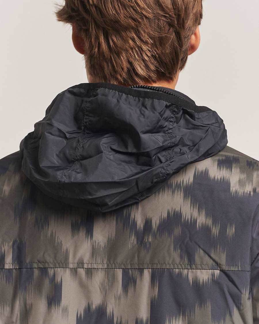 Hombres | Abrigos y chaquetas | J.Lindeberg | Aiden 2L Padded Printed Field Jacket Wrap Forest