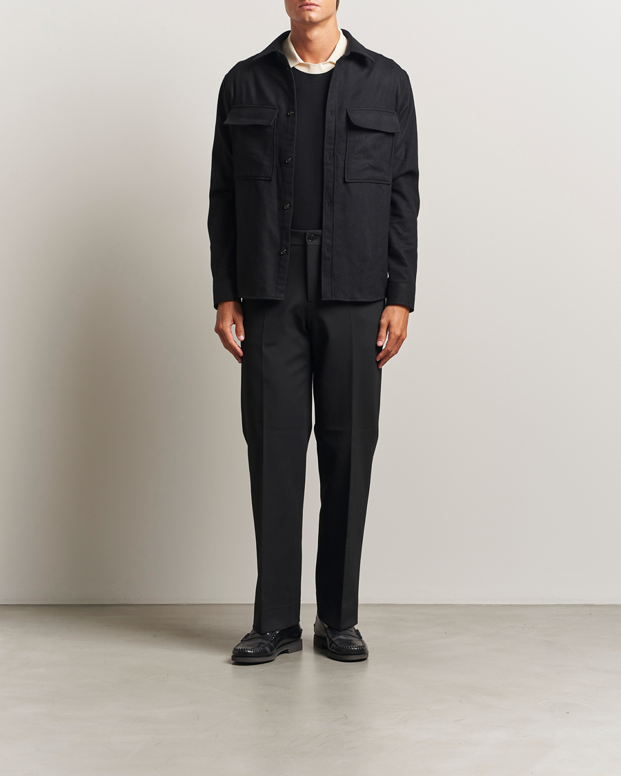 Hombres | Pantalones | J.Lindeberg | Gabi Compact Stretch Trousers Black