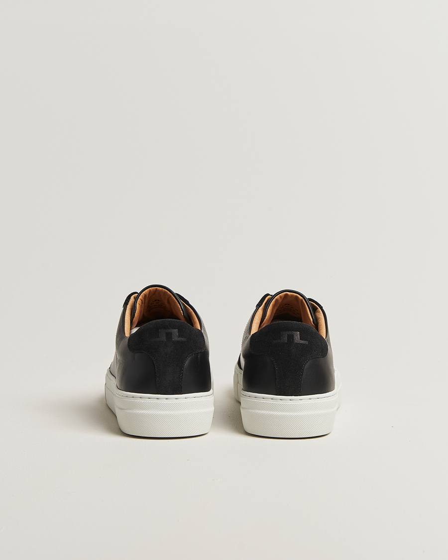 Hombres | Zapatillas | J.Lindeberg | Art Signature Leather/Suede Sneaker Black