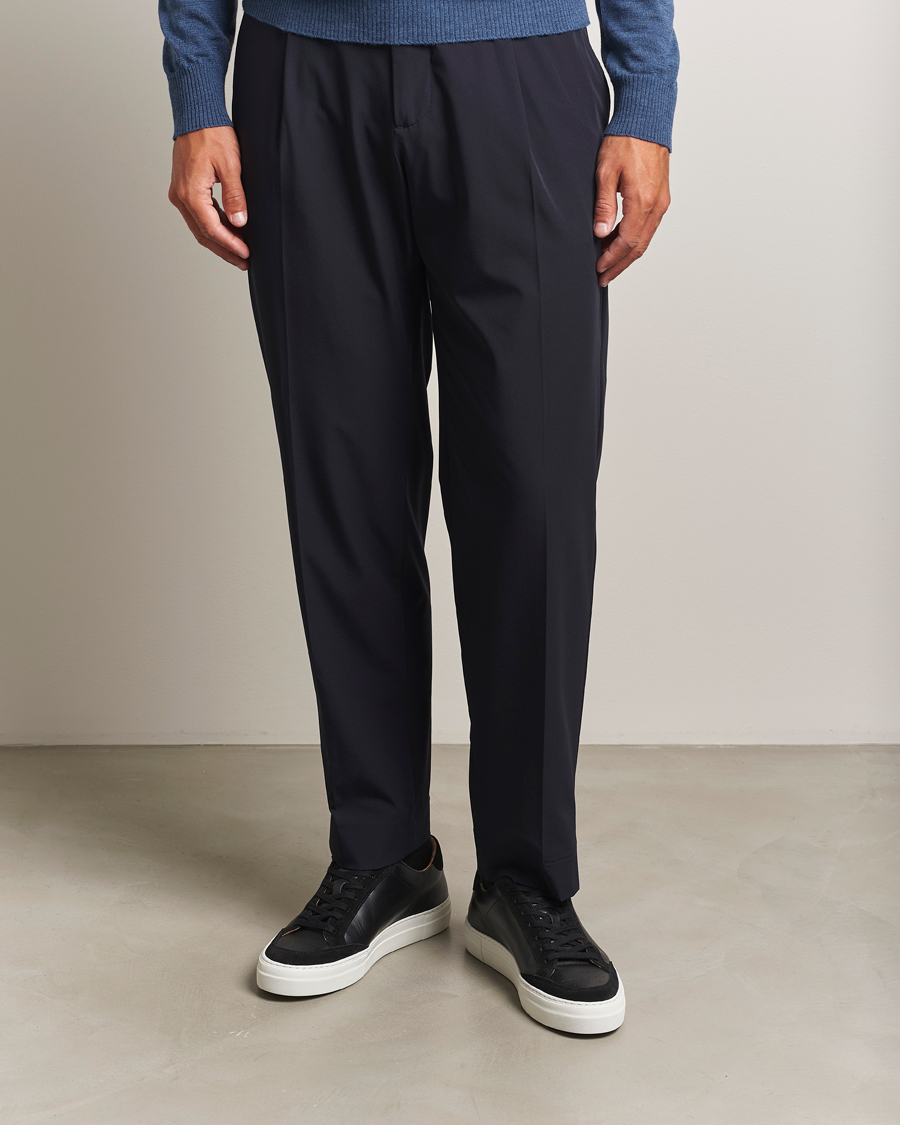 Hombres | Zapatillas | J.Lindeberg | Art Signature Leather/Suede Sneaker Black