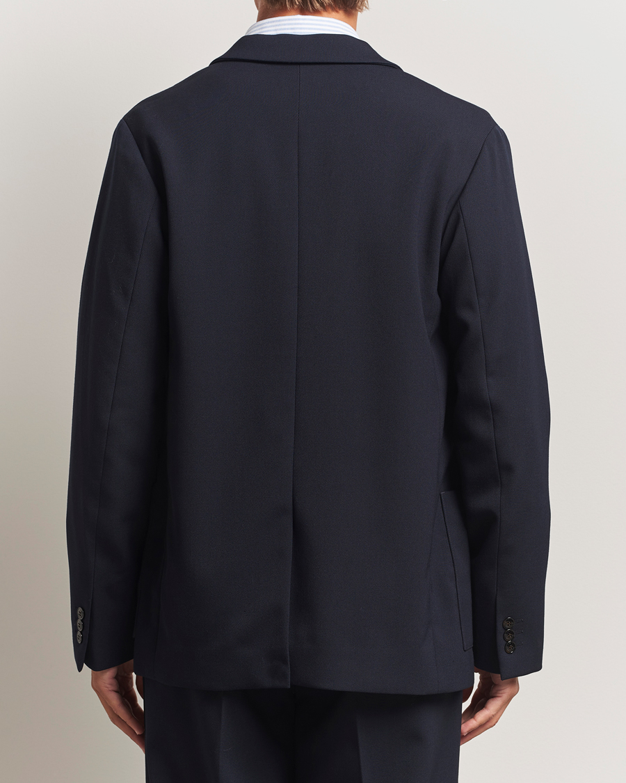 Hombres | Blazers | NN07 | Jordin Wool Double Breasted Blazer Deep Navy