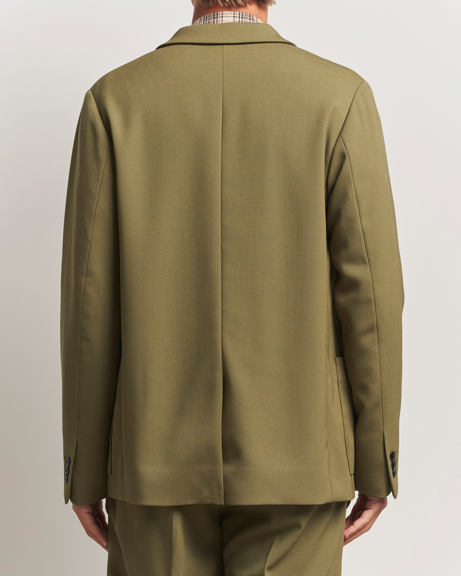Hombres | Blazers | NN07 | Jordin Wool Double Breasted Blazer Firene Green