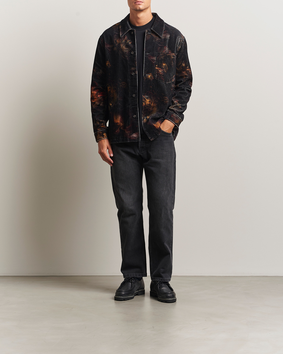 Hombres | Camisas | NN07 | Blaze Printed Corduroy Overshirt Multi