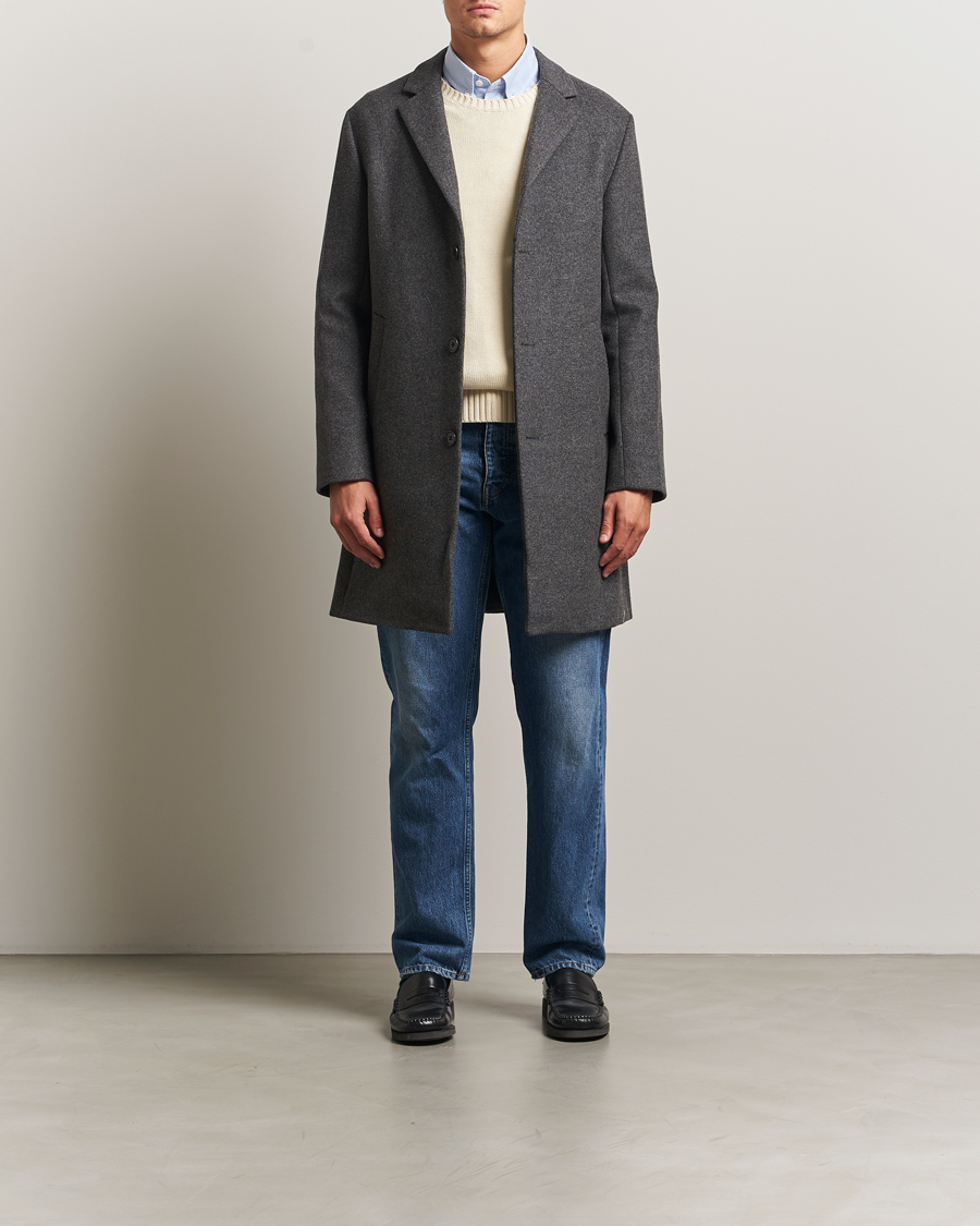Hombres | Abrigos y chaquetas | NN07 | Austin Wool Coat Grey Melange