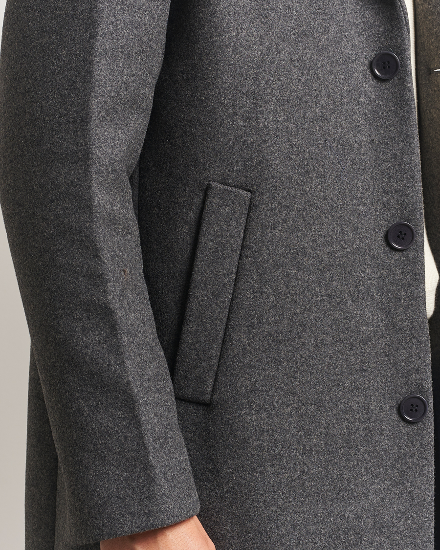 Hombres | Abrigos y chaquetas | NN07 | Austin Wool Coat Grey Melange