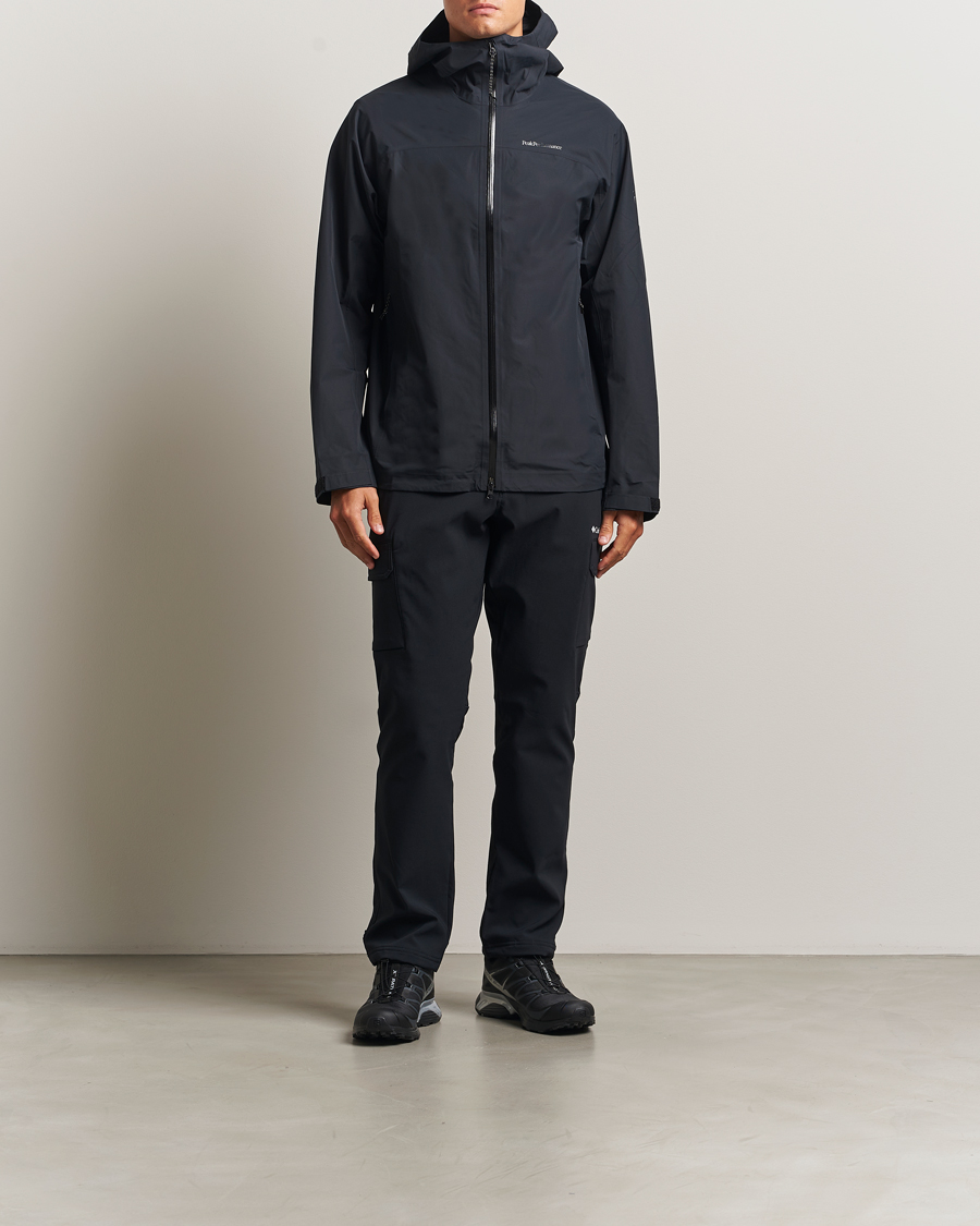 Hombres | Abrigos y chaquetas | Peak Performance | Treeline Shell Hooded Jacket Black