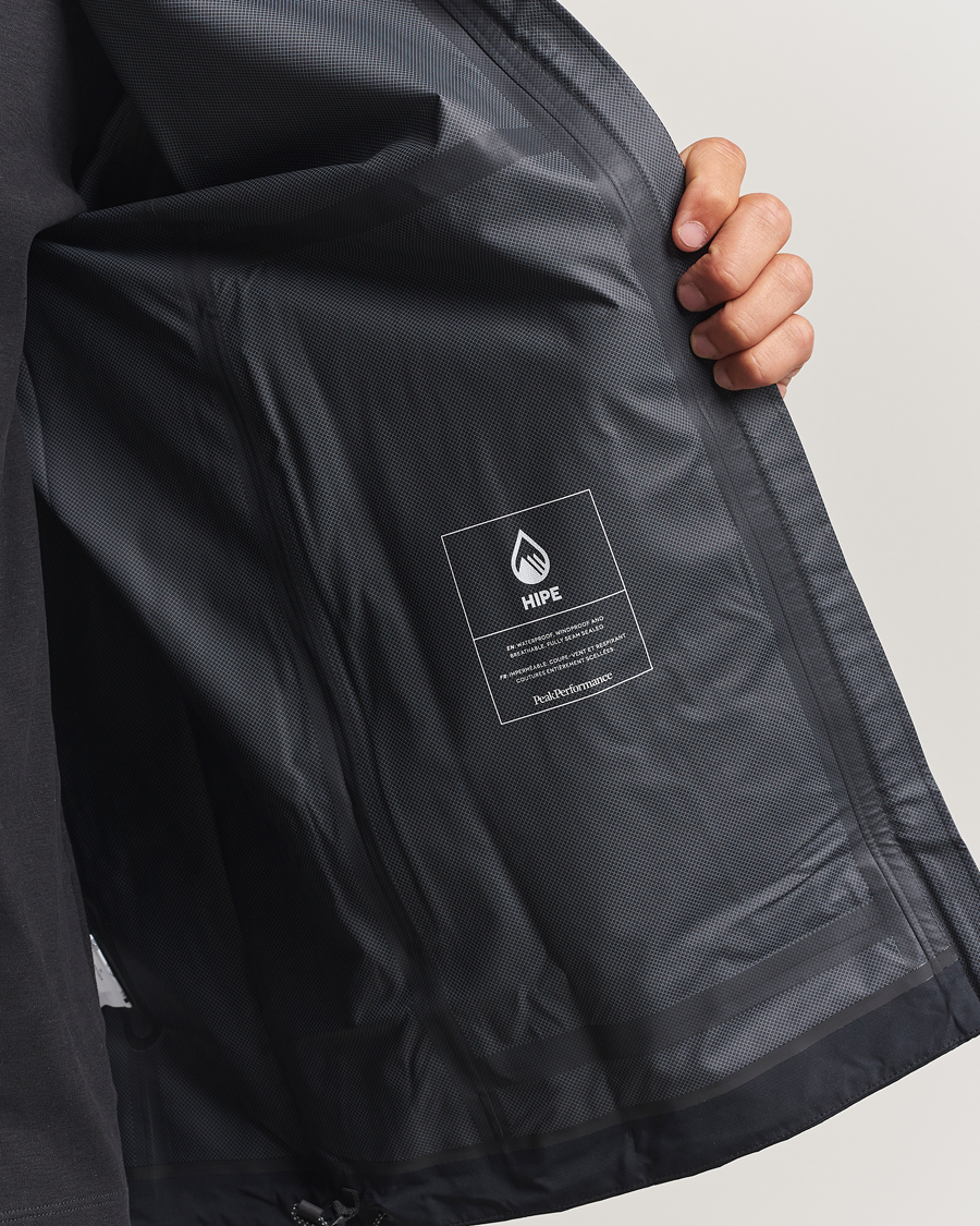 Hombres | Abrigos y chaquetas | Peak Performance | Treeline Shell Hooded Jacket Black