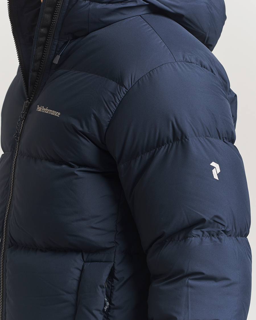 Hombres | Abrigos y chaquetas | Peak Performance | Rivel Down Hooded Jacket Blue Shadow