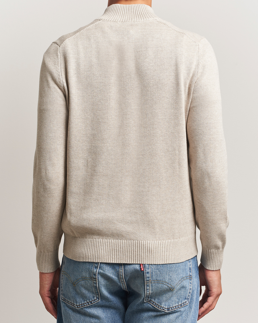 Hombres | Jerséis y prendas de punto | Morris | Darmon Half Zip Beige