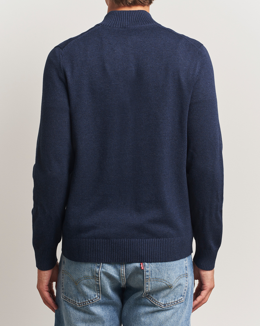 Hombres | Jerséis y prendas de punto | Morris | Darmon Half Zip Blue