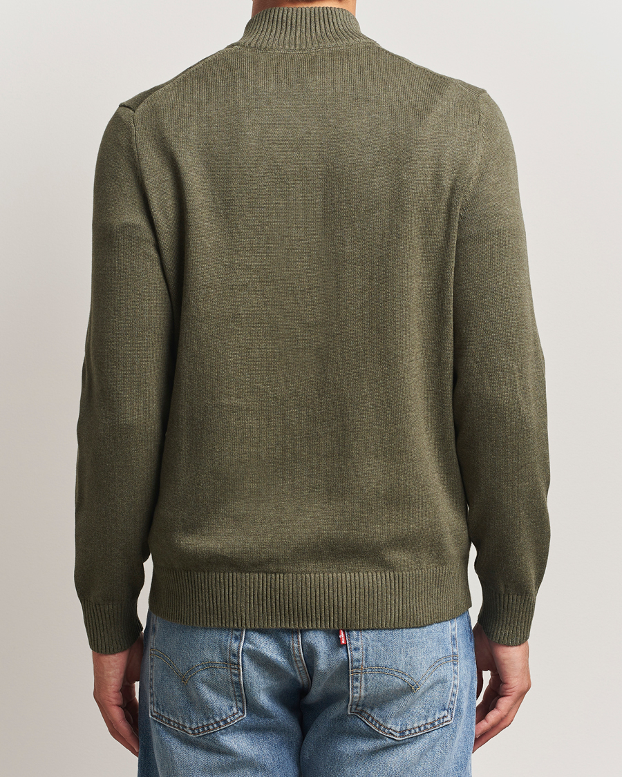 Hombres | Jerséis y prendas de punto | Morris | Darmon Half Zip Olive