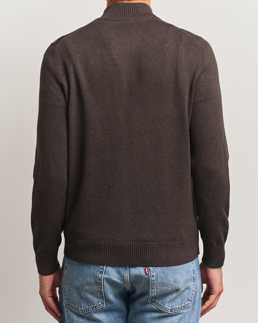 Hombres | Jerséis y prendas de punto | Morris | Darmon Half Zip Brown