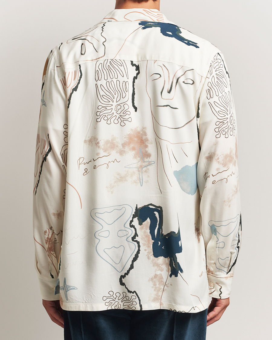 Hombres | Camisas | OAS | Brillo Viscose Shirt Beige