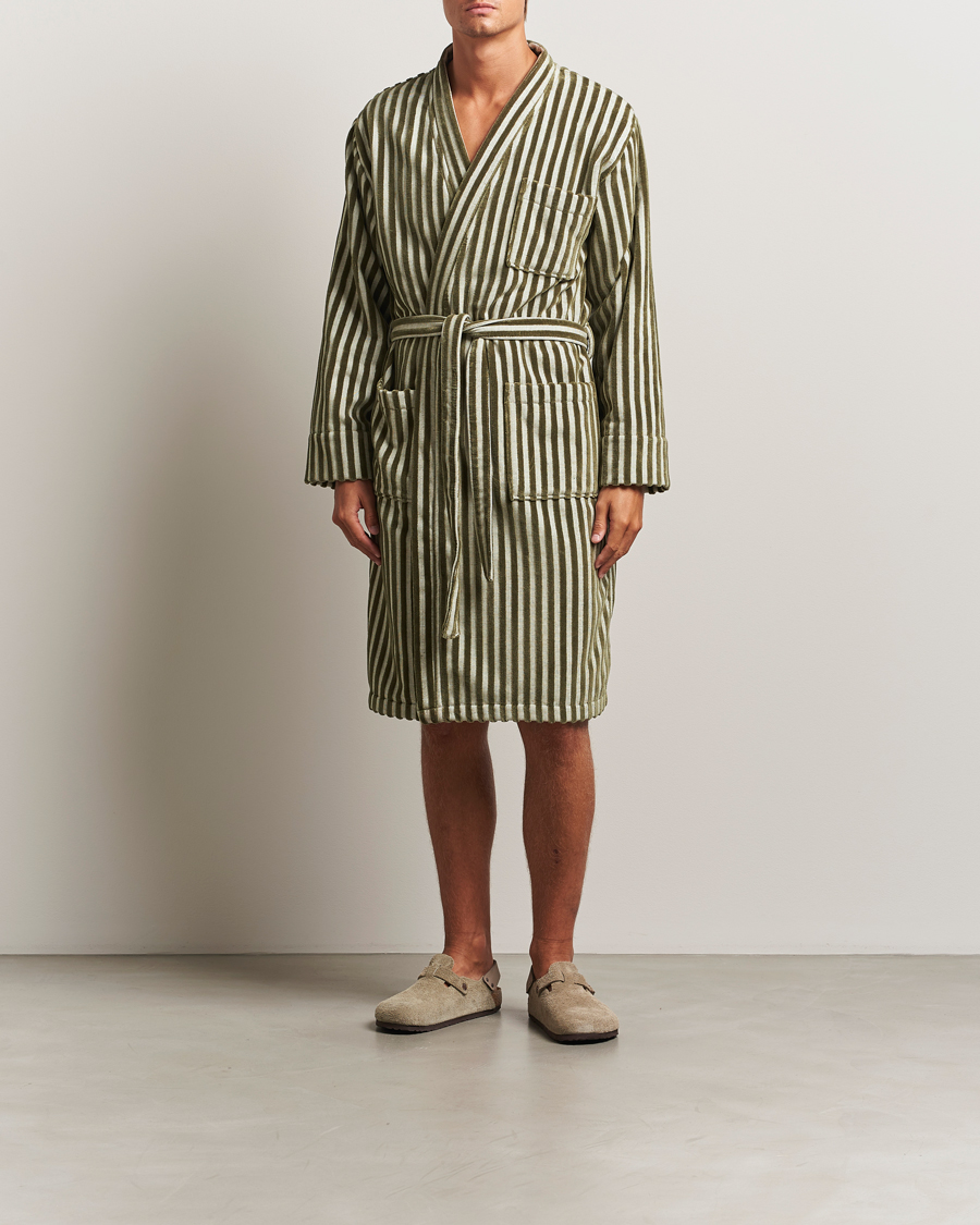 Hombres | Pijamas y batas | OAS | Korto Cotton Robe Green