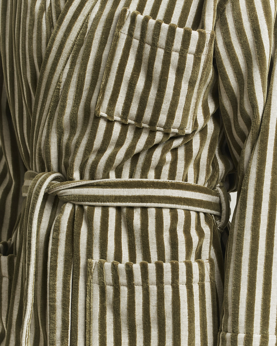 Hombres | Pijamas y batas | OAS | Korto Cotton Robe Green