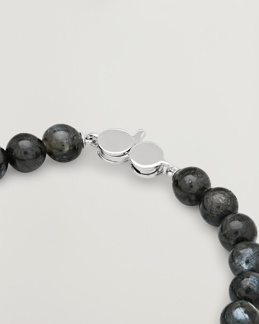 Hombres | Joyas | Tom Wood | Cove Bracelet Black Larvikite