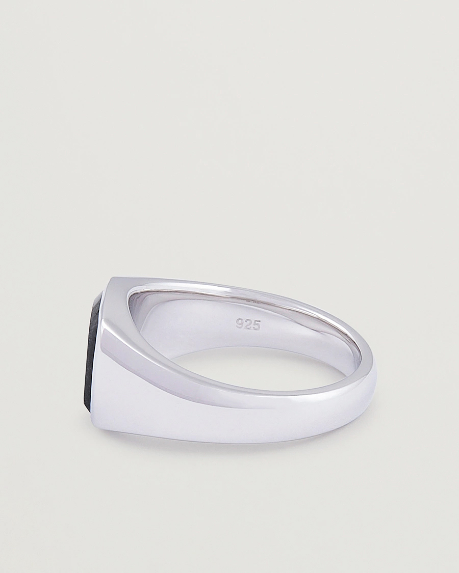 Hombres | Joyas | Tom Wood | Kay Ring Black Larvikite