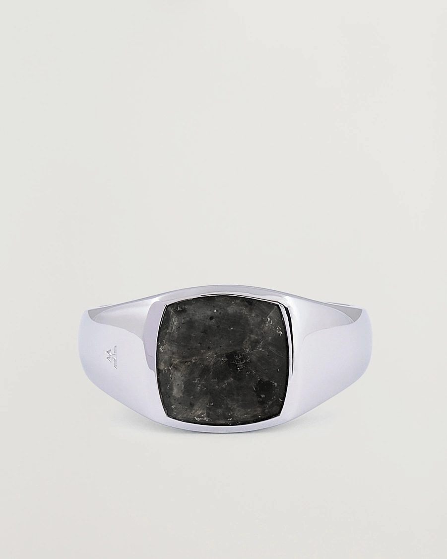 Hombres | Joyas | Tom Wood | Kay Ring Black Larvikite