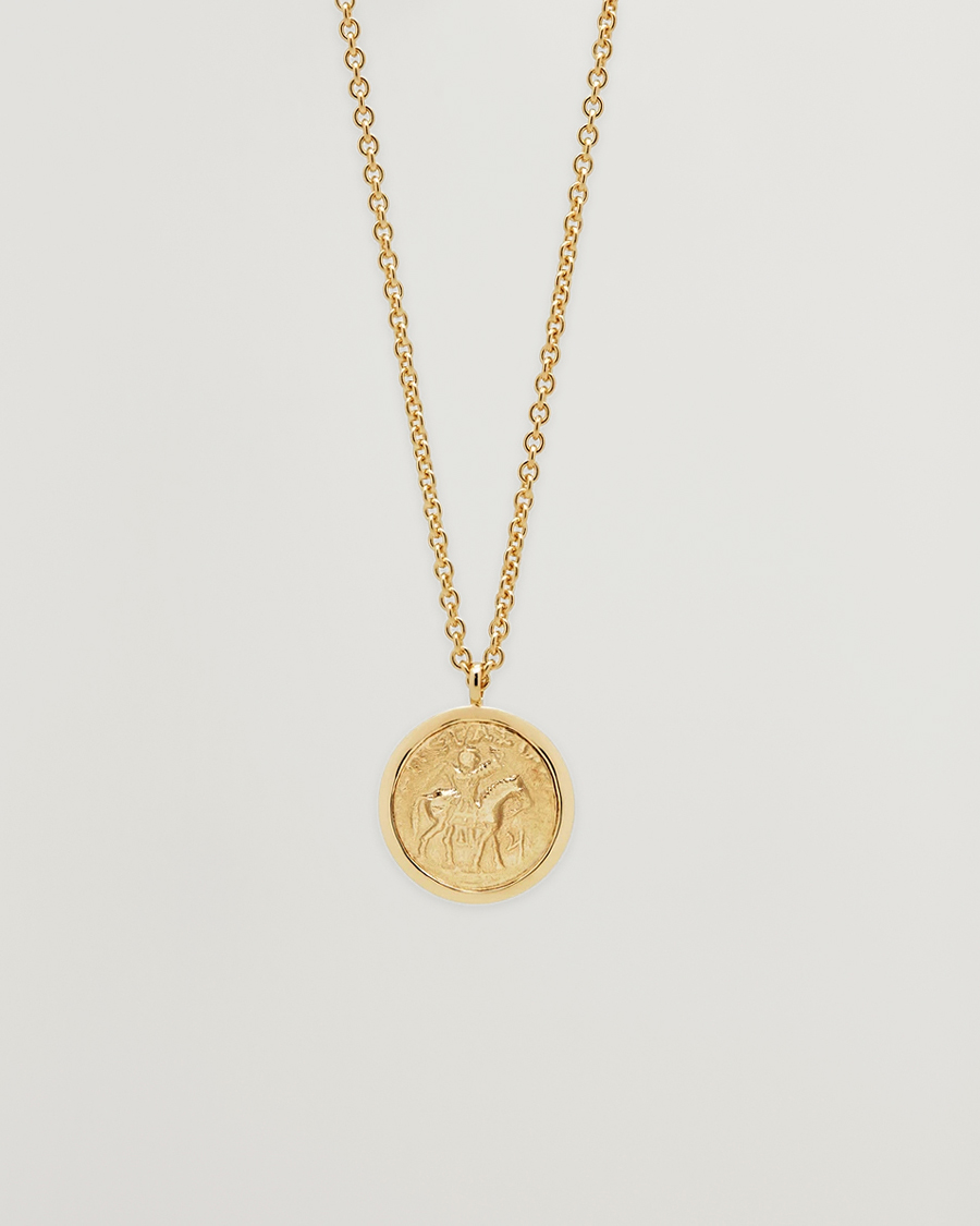 Hombres | Joyas | Tom Wood | Coin Pendant Necklace Gold