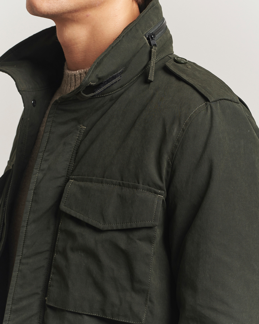 Hombres | Abrigos y chaquetas | Aspesi | Minifield Cotton Field Jacket Military